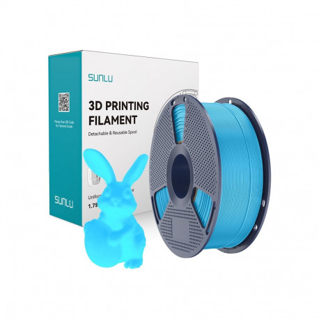 Filament Sunlu PLA Glow In The Dark (niebieski)