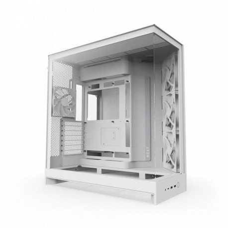 NZXT arvutikorpus H9 FLOW MIDI Tower aknaosaga, valge