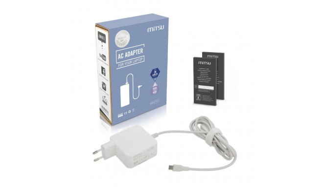 Sülearvuti toiteadapter 45W USB-C 5V-9V-12V-15V/3A 20V/2.25A PD