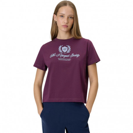 Koszulka damska 4F F2738 burgund 4FWSS26TTSHF2738 60S L