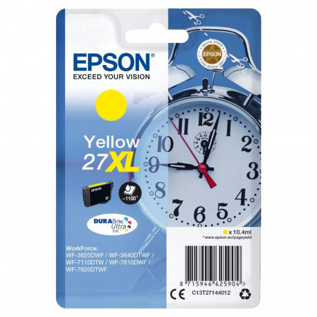 Tint Epson T2714 Yellow 27XL size DURABrite Ultra Ink 10,4ml 1100lk WorkForce WF-3620/3640 WF-7110 W
