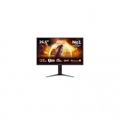 AOC G4 Q27G4ZD computer monitor 67.3 cm (26.5") 2560 x 1440 pixels Quad HD QD-OLED Black, Red