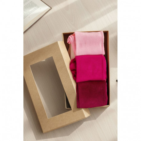 SOKISAHTEL TAUNO meestesokid 3 paari kinkekarbis roosa versioon 446