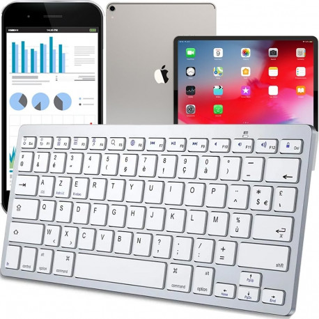 Juhtmevaba Bluetooth membraanklaviatuur Smart TV PC iOS Win Android