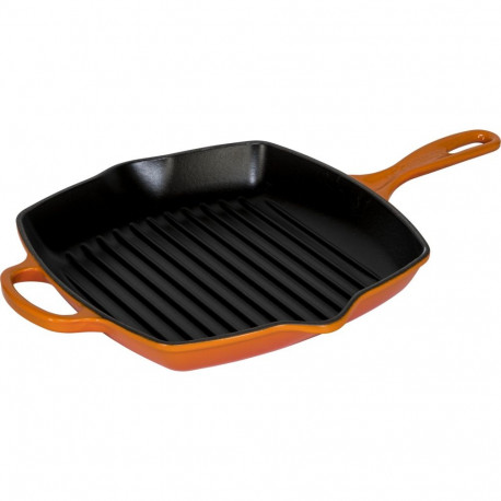 Le Creuset Grill Pan Cast Iron Square 26 cm volcanic