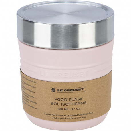 Le Creuset termokonteiner 500ml võtmiseks kaasa, heleroosa