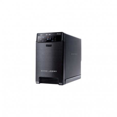Fantec kõvaketta korpus QB-X2US3R 2x3,5 SATA RAID HDD USB3.0, must
