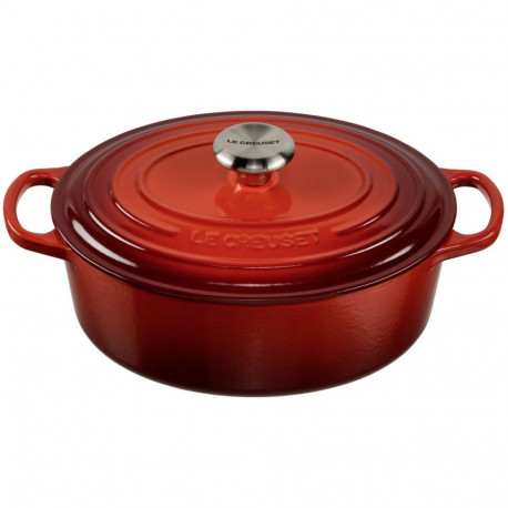 Le Creuset haudepott Signature ovaalne 27cm, kirsipunane