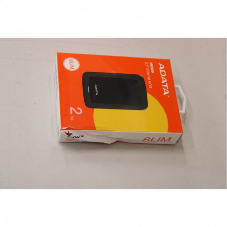 ADATA SALE OUT. HV300 | AHV300-2TU31-CBK | 2000 GB | 2.5 " | USB 3.1 | Black | backward compatible w