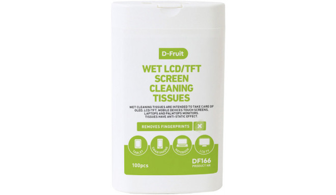 D-Fruit puhastuslapid DF166 100tk