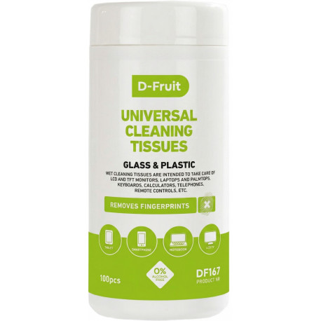 D-Fruit puhastuslapid DF167 100tk