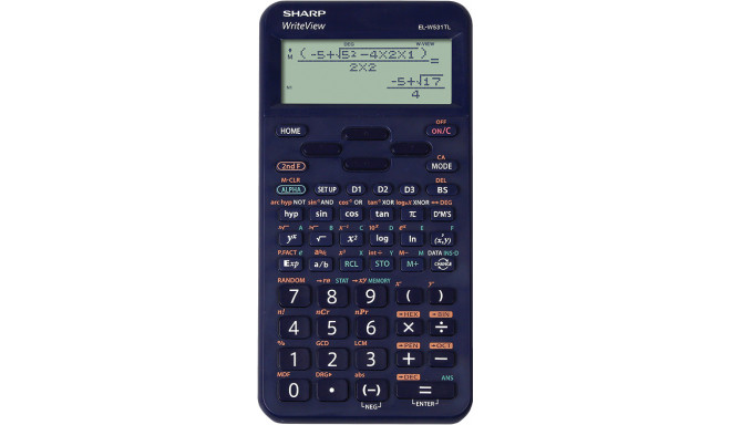 Sharp kalkulaator WriteView EL-W531TL, sinine