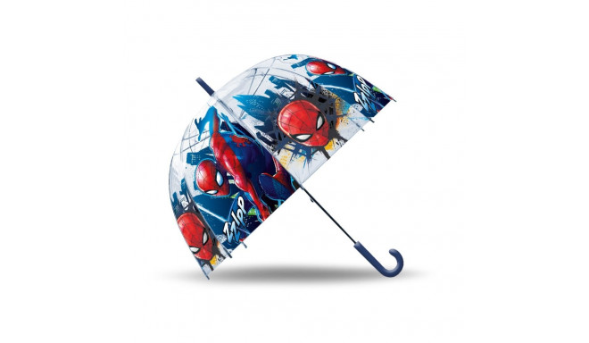 Umbrella manual transparent Spiderman