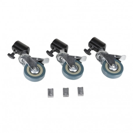 Quadralite Wheels for studio stands