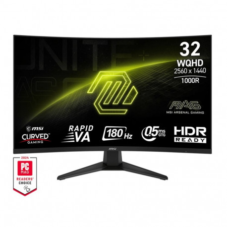 Monitor - MSI MAG 325CQF 31.5" 2560x1440 180Hz Curved Black