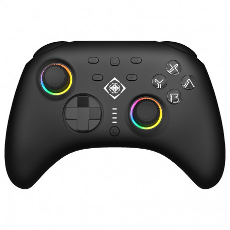 Deltaco mängupult Controller 2 C-nupp RGB juhtmevaba Switch, must