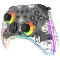 "Deltaco Controller 2 C Taste RGB Wireless transparent Switch"