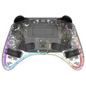 "Deltaco Controller 2 C Taste RGB Wireless transparent Switch"