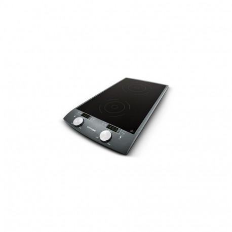 Hyundai IND 233 Black Countertop 31 cm Zone induction hob 2 zone(s)
