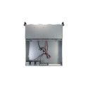 Inter-Tech 2U 2404L S-ATA Rack Black, Grey