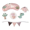 Educational play mat Dino Pink TinyMini pink