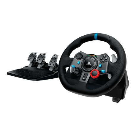 LOGITECH G29 Driving Force Racing Wheel for PlayStation5 and PlayStation4 - BLACK - USB - PLUGCG - W