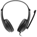 CANYON PC headset CHSU-1 PC Mic USB 2m Black