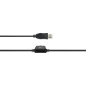 CANYON PC headset CHSU-1 PC Mic USB 2m Black