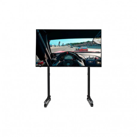 Next Level Racing Floor stand | Round Tube Freestanding Single Monitor Stand | Up to 65 " | Height a