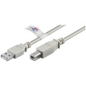 goobay USB 2.0 St.A-St.B gray 5m