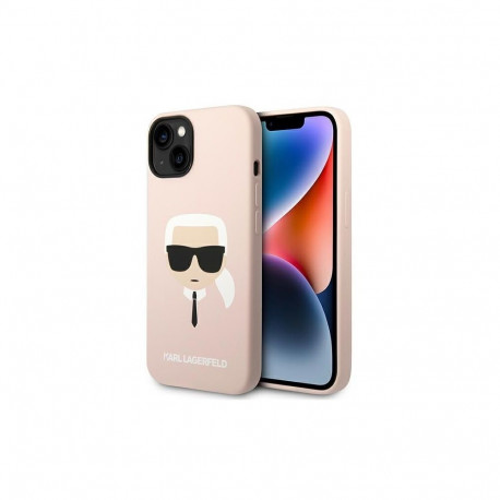 Karl Lagerfeld Karl Lagerfeld KLHMP14SSLKHLP iPhone 14 6.1 "hardcase light pink / light pink Silicon