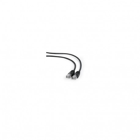 Gembird PATCH CABLE CAT5E UTP 0.5M/BLACK PP12-0.5M/BK