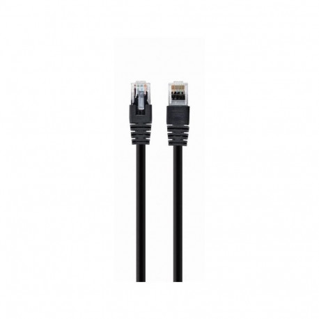 Gembird PATCH CABLE CAT5E UTP 7.5M/BLACK PP12-7.5M/BK