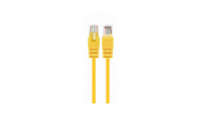 Gembird PATCH CABLE CAT5E UTP 0.25M/YELLOW PP12-0.25M/Y