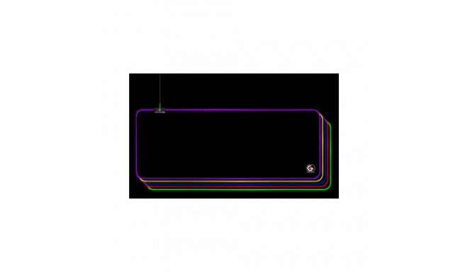 Gembird MOUSE PAD GAMING LED LARGE/MP-GAMELED-L