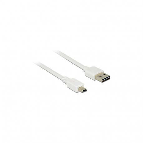 "Kabel EASY-USB 2.0 Typ-A Stecker > USB 2.0 Typ Mini-B Stecker 3 m weiß"