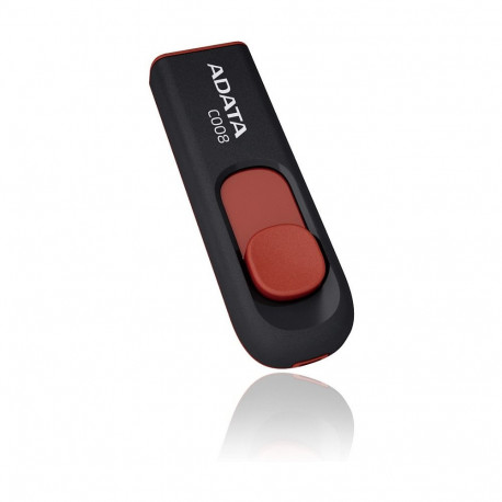 ADATA mälupulk C008 USB 2.0 64GB AC008-64G-RKD, must