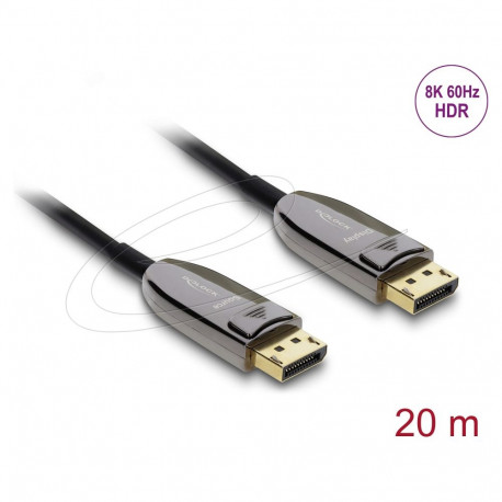 Aktiivne optiline kaabel DisplayPort 2.1 8K 60Hz 40Gbps 20m