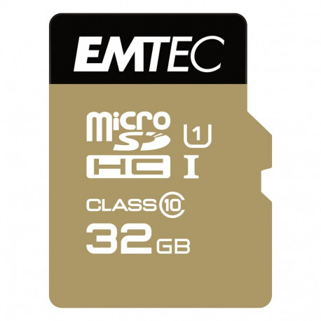 "CARD Emtec m32GB UHS-I U1 EliteGold + Adapter"