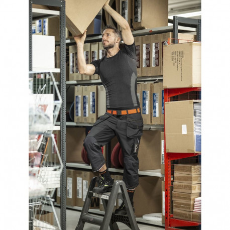 Jobman ripptaskutega 3/4 stretch vööpüksid must 2195 52