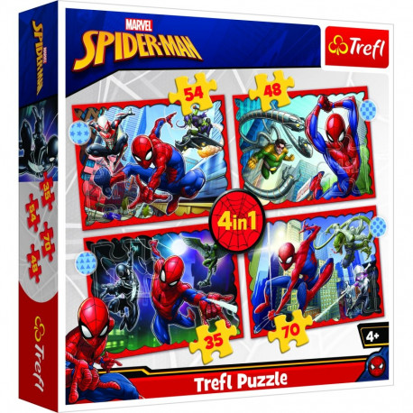 TREFL SPIDER-MAN Puzzle 4 in 1 set