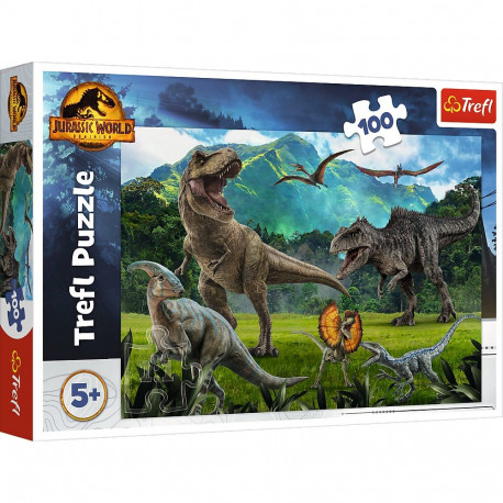 TREFL JURASSIC WORD Pusle, 100 osa