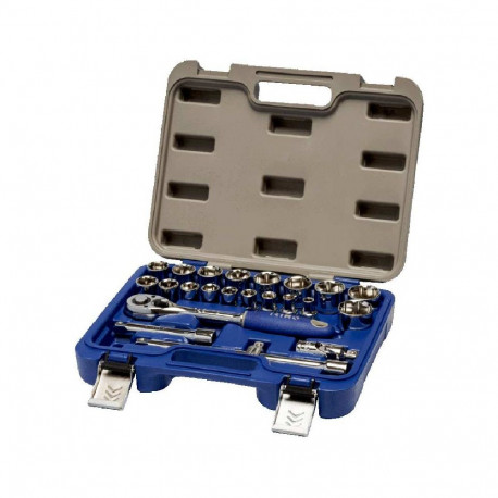 Sockets set 1/2" 23 pcs 8-32mm Irimo