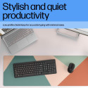 HP 225 Wireless Keyboard, spill resistant - Black - US ENG