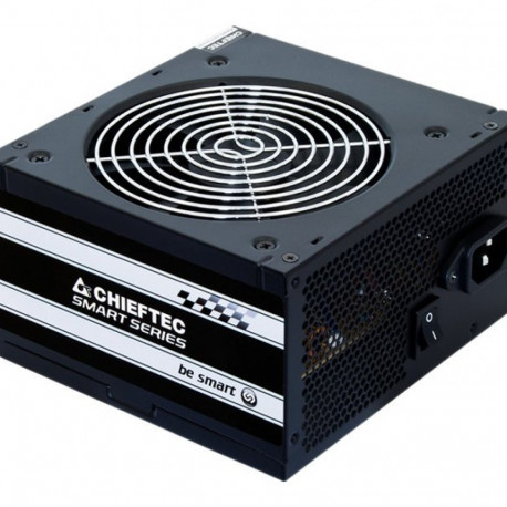 Chieftec toiteplokk 600W 12cm ventilaator aktiivne PFC ATX12V V2.3 80+ toitejuhtmega