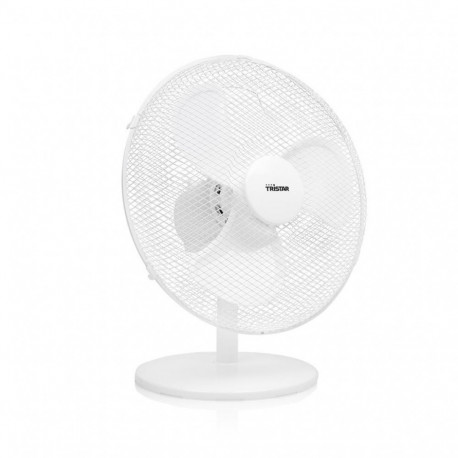 Tristar Desk fan VE-5727 Diameter 30 cm, White, Number of speeds 3, 40 W, Oscillation