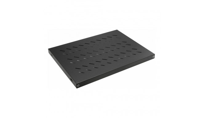 19" reguleeritav riiul serverikappidele 35cm 1U, must