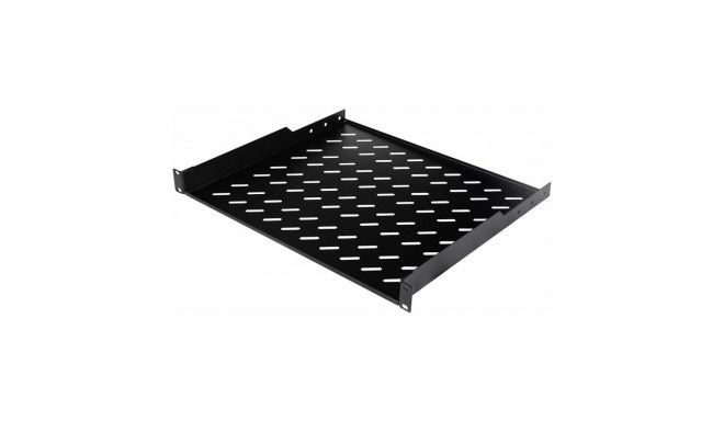 19" serverikapi riiul 1U 60cm fikseeritud, must