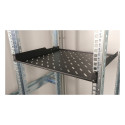 19" serverikapi riiul 1U 60cm fikseeritud, must