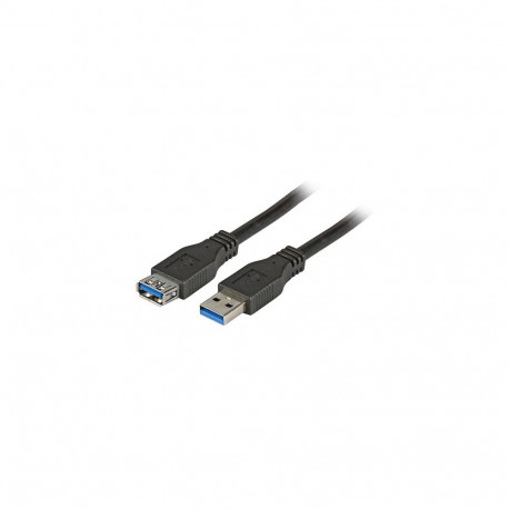 "EFB USB3.0 Verlängerungskabel A-A,St-Bu,3m,schwarz,Premium"